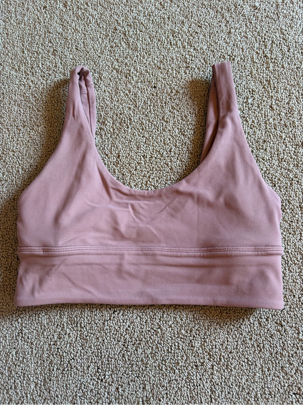 lululemon athletica Scoop Sports Bra - Dusty Rose A/B Align